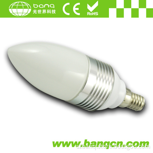 3W 240lm Hotsell LED Candle Bulb E14 Base Frosted Cover E14